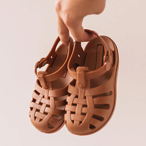 Сандалии пляжные Mrs. Ertha "Rusted Orange", карамельно-оранжевые